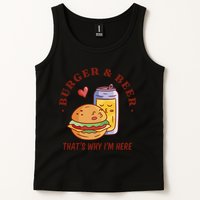 Burger And Beer That's Why I'm Here Tank Top