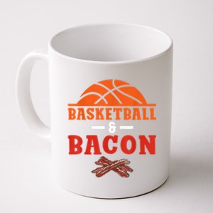 Basketball And Bacon Lover Basketball Coffee Mug