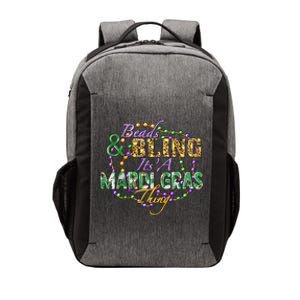 Beads And Bling It's' A Mardi Gras Thing Funny Mardi Gras Festival Vector Backpack