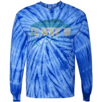 Bison American Buffalo Vintage National Park Souvenir Gift Cool Gift Tie-Dye Long Sleeve Shirt