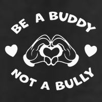 Be a Buddy Not a Bully Unity Day Orange Anti Bullying Garment-Dyed Fleece Hoodie