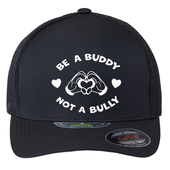 Be a Buddy Not a Bully Unity Day Orange Anti Bullying Flexfit Unipanel Trucker Cap