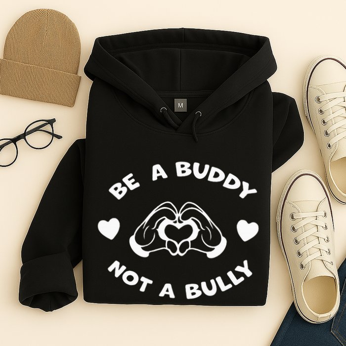 Be a Buddy Not a Bully Unity Day Orange Anti Bullying Hoodie