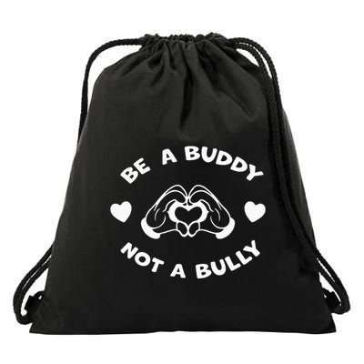 Be a Buddy Not a Bully Unity Day Orange Anti Bullying Drawstring Bag