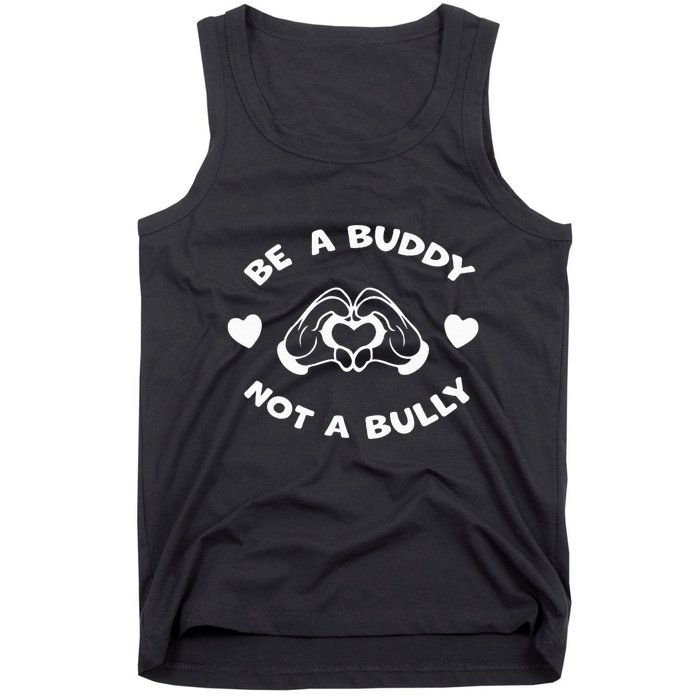 Be a Buddy Not a Bully Unity Day Orange Anti Bullying Tank Top