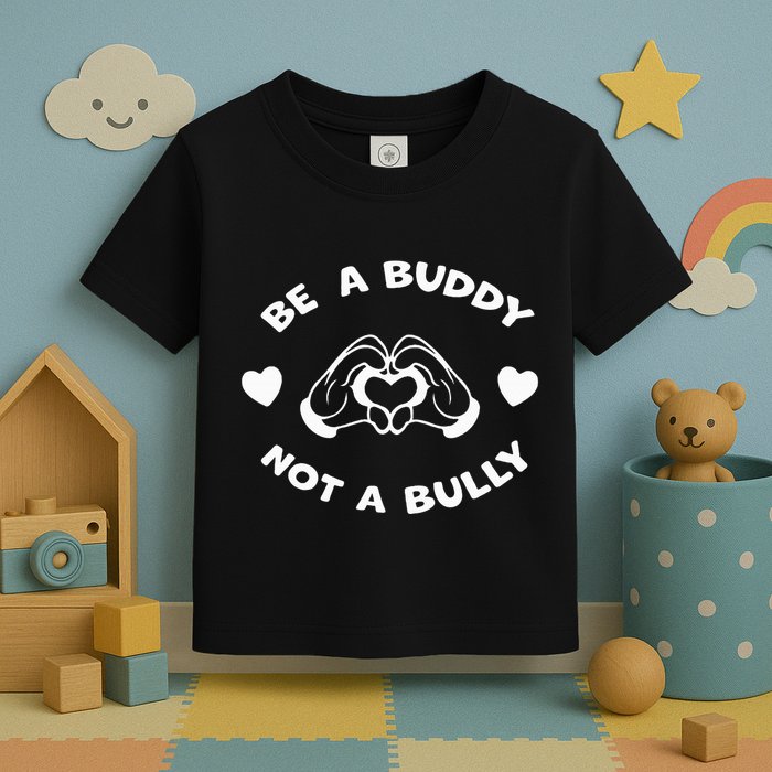 Be a Buddy Not a Bully Unity Day Orange Anti Bullying Toddler T-Shirt