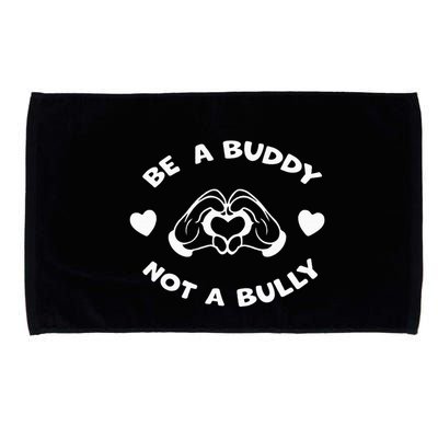 Be a Buddy Not a Bully Unity Day Orange Anti Bullying Microfiber Hand Towel