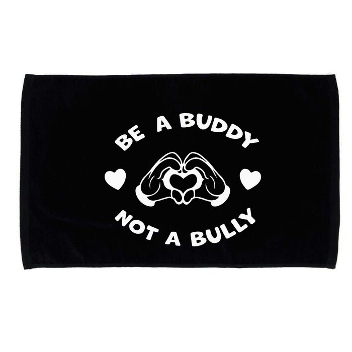 Be a Buddy Not a Bully Unity Day Orange Anti Bullying Microfiber Hand Towel