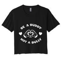 Be a Buddy Not a Bully Unity Day Orange Anti Bullying Crop Top