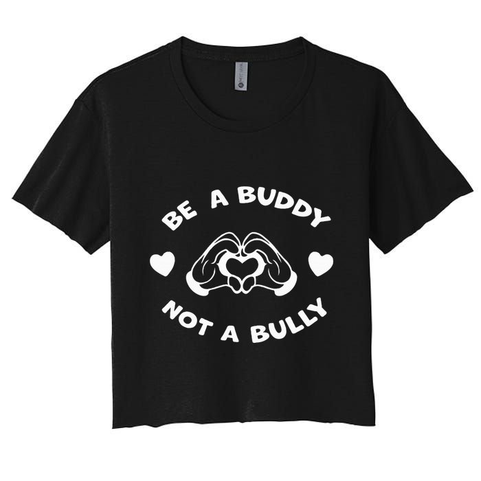 Be a Buddy Not a Bully Unity Day Orange Anti Bullying Crop Top