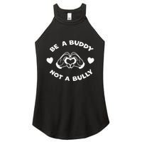 Be a Buddy Not a Bully Unity Day Orange Anti Bullying Women's Perfect Tri Rocker Tank