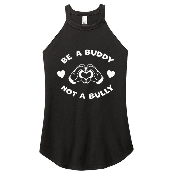 Be a Buddy Not a Bully Unity Day Orange Anti Bullying Women's Perfect Tri Rocker Tank