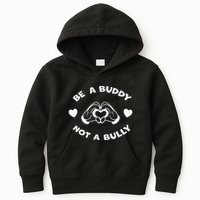Be a Buddy Not a Bully Unity Day Orange Anti Bullying Kids Hoodie