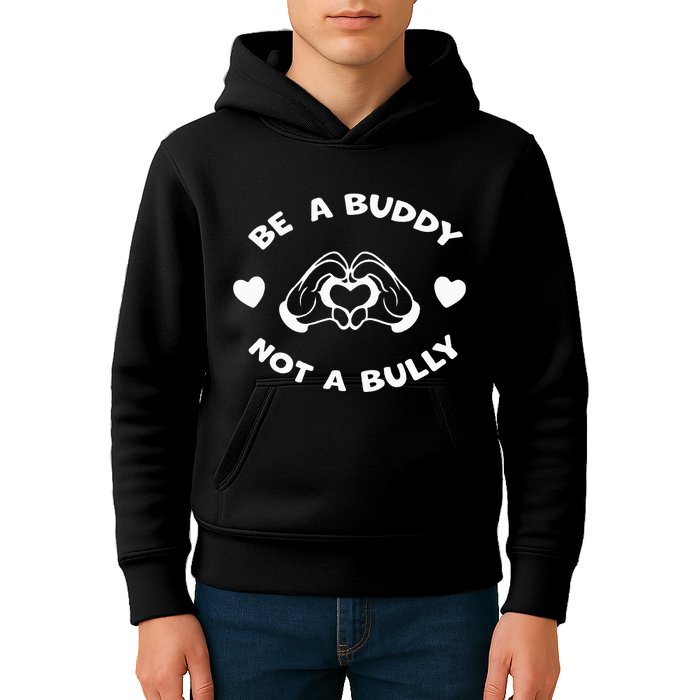 Be a Buddy Not a Bully Unity Day Orange Anti Bullying Kids Hoodie