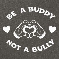 Be a Buddy Not a Bully Unity Day Orange Anti Bullying Cotton Canvas Backpack