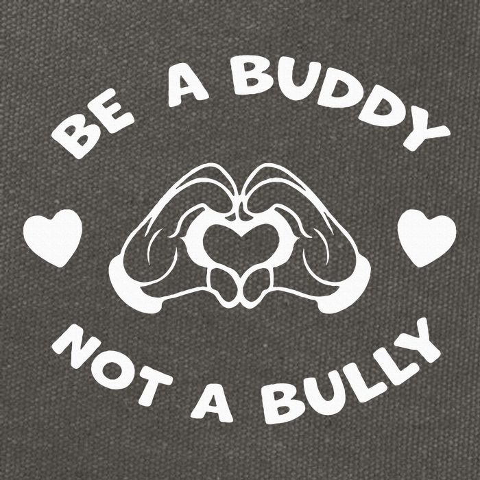 Be a Buddy Not a Bully Unity Day Orange Anti Bullying Cotton Canvas Backpack