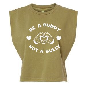 Be a Buddy Not a Bully Unity Day Orange Anti Bullying Garment-Dyed Women's Muscle Tee