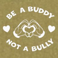 Be a Buddy Not a Bully Unity Day Orange Anti Bullying Garment-Dyed Women's Muscle Tee