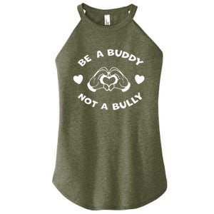 Be a Buddy Not a Bully Unity Day Orange Anti Bullying Women's Perfect Tri Rocker Tank