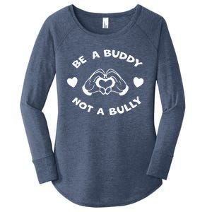 Be a Buddy Not a Bully Unity Day Orange Anti Bullying Women's Perfect Tri Tunic Long Sleeve Shirt