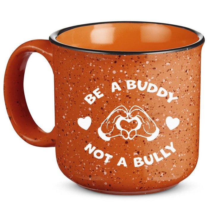 Be a Buddy Not a Bully Unity Day Orange Anti Bullying 15oz Campfire Ceramic Mug