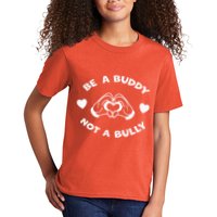 Be a Buddy Not a Bully Unity Day Orange Anti Bullying Kids T-Shirt