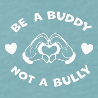 Be a Buddy Not a Bully Unity Day Orange Anti Bullying Sueded Cloud Jersey T-Shirt