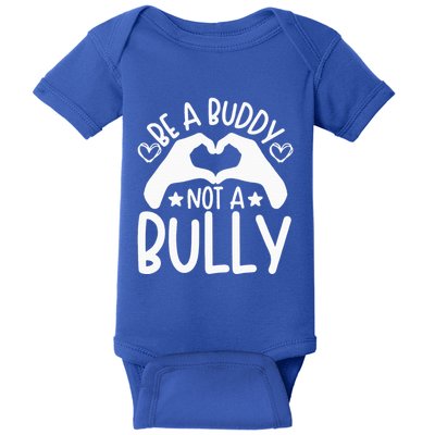 Be A Buddy Not A Bully Unity Day Orange Anti Bullying Baby Bodysuit