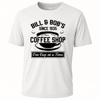 Bill And Bobs Coffee Shop One Cup At A Time Cooling Performance Crew T-Shirt