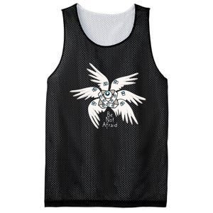 Biblical Angel Be Not Afraid Funny Bible Christian Mesh Reversible Basketball Jersey Tank