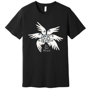 Biblical Angel Be Not Afraid Funny Bible Christian Premium T-Shirt