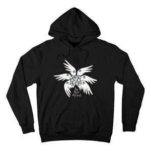 Biblical Angel Be Not Afraid Funny Bible Christian Tall Hoodie