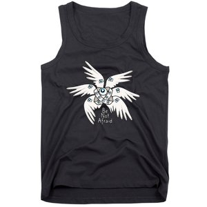 Biblical Angel Be Not Afraid Funny Bible Christian Tank Top