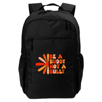 Be A Buddy Not A Bully Groovy Orange Unity Day Anti Bullying Daily Commute Backpack