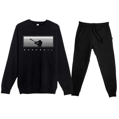 Baseball Apparel Baseball Premium Crewneck Sweatsuit Set