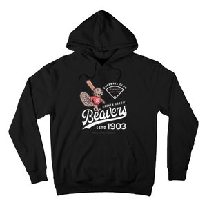 Broken Arrow Beavers Retro Minor League Baseball Team Hoodie