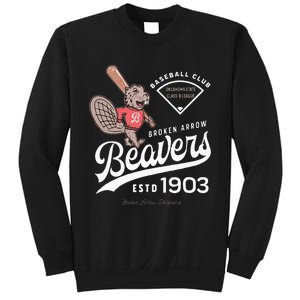 Broken Arrow Beavers Retro Minor League Baseball Team Sweatshirt