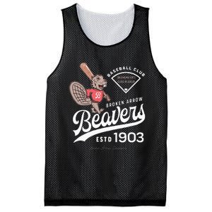 Broken Arrow Beavers Retro Minor League Baseball Team Mesh Reversible Basketball Jersey Tank