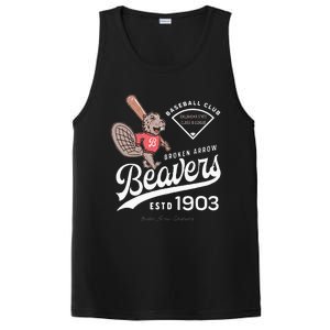 Broken Arrow Beavers Retro Minor League Baseball Team PosiCharge Competitor Tank