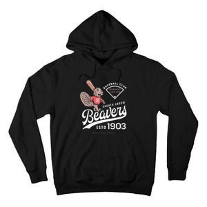 Broken Arrow Beavers Retro Minor League Baseball Team Tall Hoodie