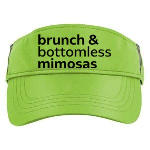 Brunch And Bottomless Mimosas Breakfast Lifestyle Gift Funny Gift Adult Drive Performance Visor