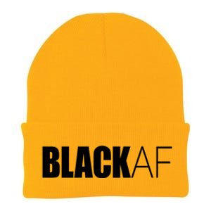 Black Af Blackaf African American Pride History Month Cute Gift Knit Cap Winter Beanie