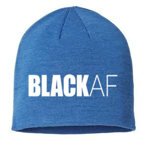 Black Af Blackaf African American Pride History Month Cute Gift Sustainable Beanie