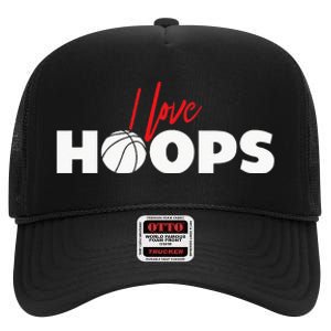 Basketball Apparel Basketball High Crown Mesh Back Trucker Hat