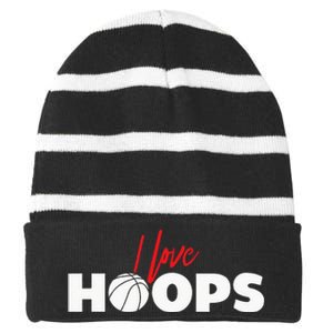 Basketball Apparel Basketball Striped Beanie with Solid Band