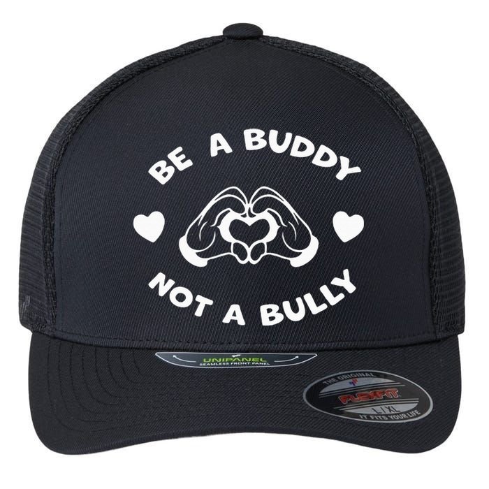 Be a Buddy Not a Bully Unity Day Orange Anti Bullying Flexfit Unipanel Trucker Cap