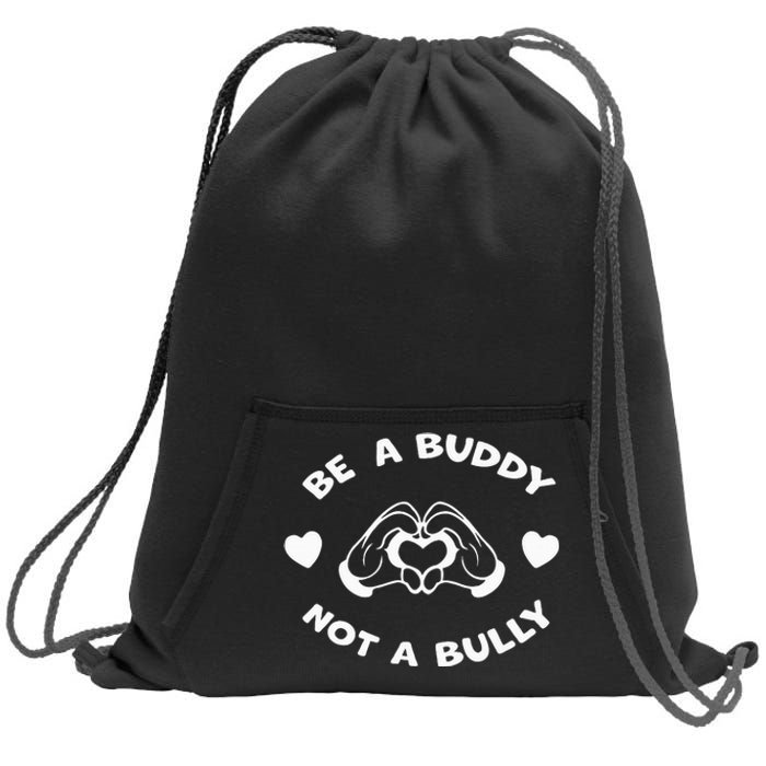 Be a Buddy Not a Bully Unity Day Orange Anti Bullying Sweatshirt Cinch Pack Bag