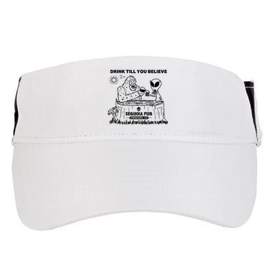 Bigfoot Alien Bar Drink Till You Believe Adult Drive Performance Visor