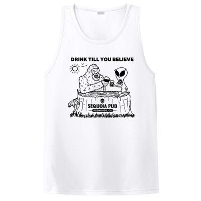 Bigfoot Alien Bar Drink Till You Believe PosiCharge Competitor Tank