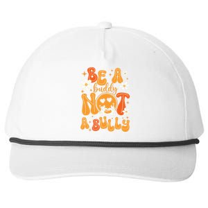 Be A Buddy Not A Bully Unity Day Orange Anti Bullying Snapback Five-Panel Rope Hat